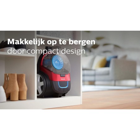 Philips PowerPro Compact FC9330 Støvsuger 1.5liter Sportsrød
